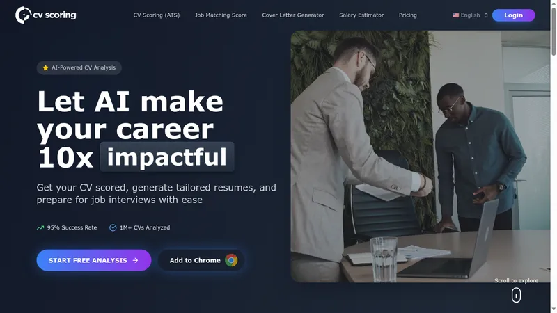 cv scoring website