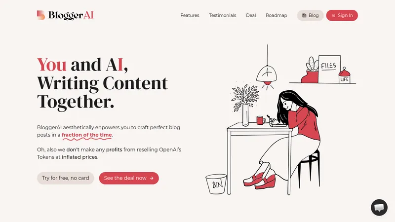 bloggerai website