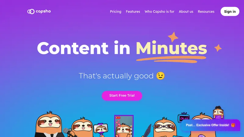 capsho website