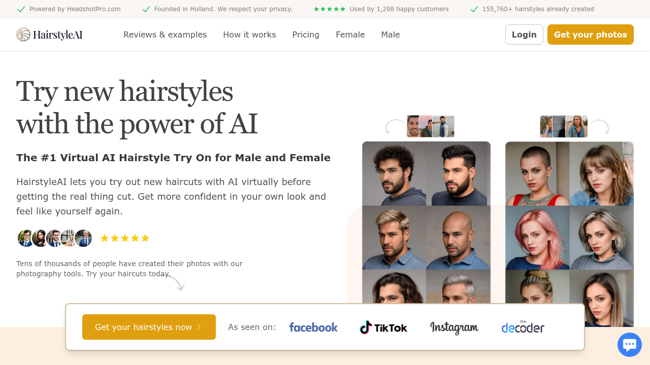 hairstyleai website