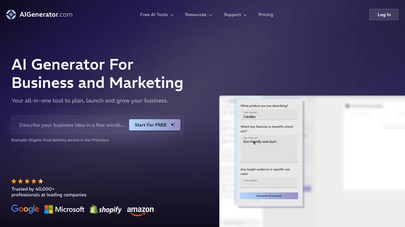 aigenerator website