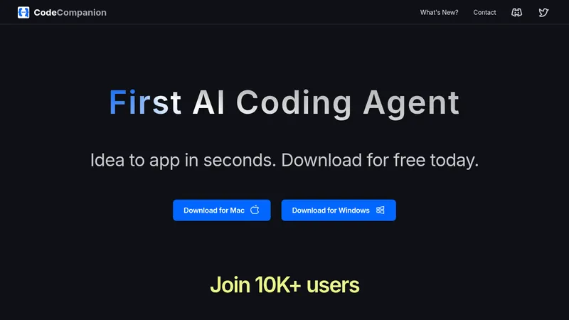 codecompanion website
