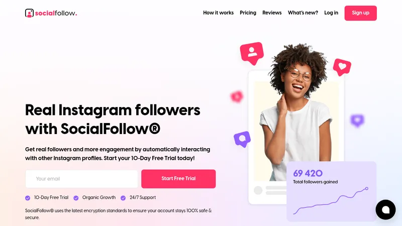 socialfollow website