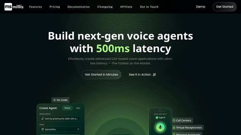 millis ai website