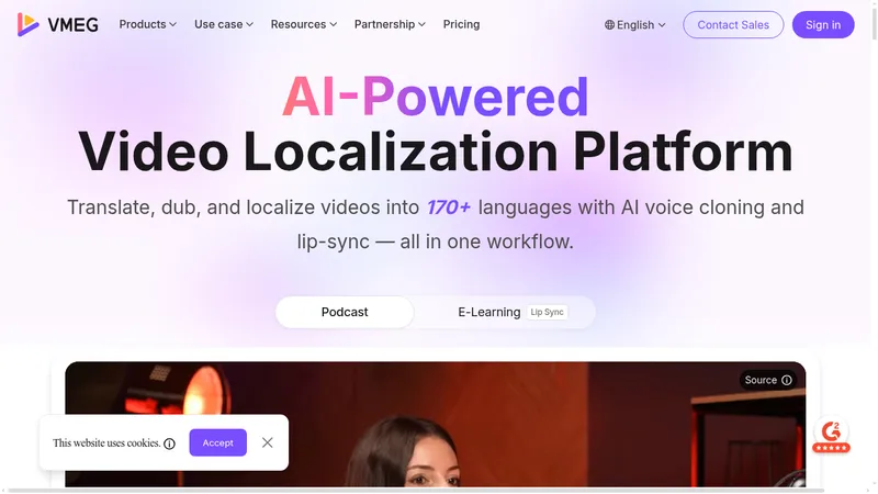 vmeg ai website