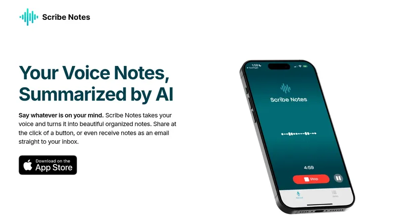 scribe notes website