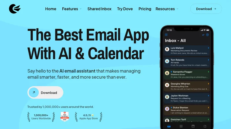 canary mail website
