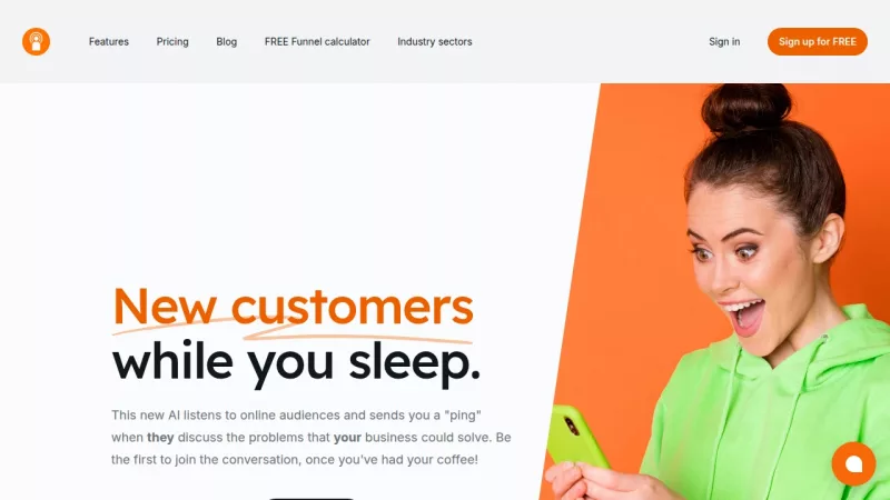 CustomerPing screenshot