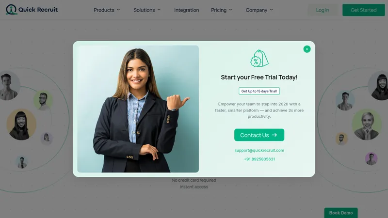 quick recruit website