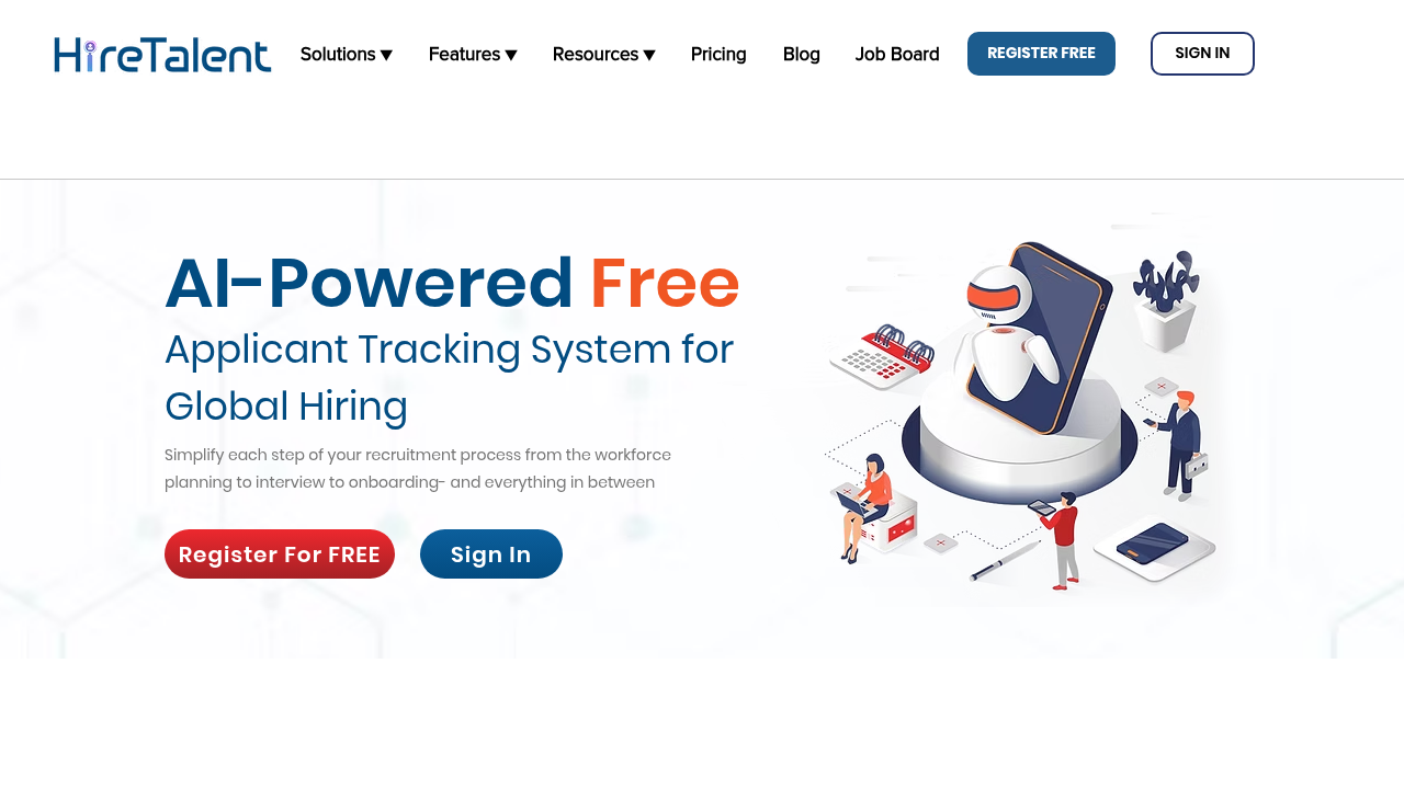 hiretalent website