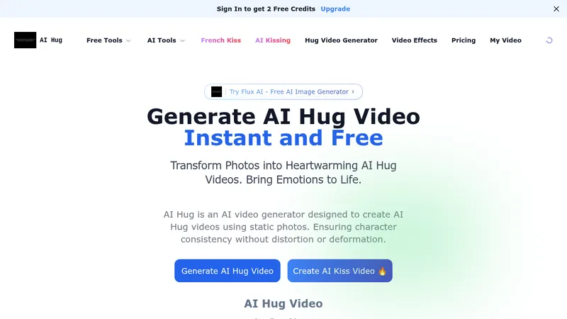 ai hug website