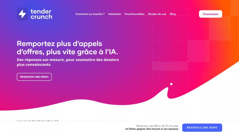 TenderCrunch screenshot