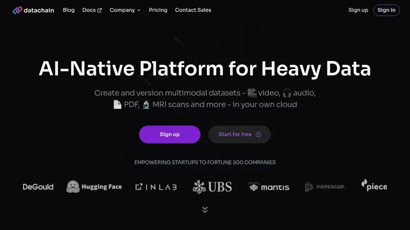 DataChain screenshot