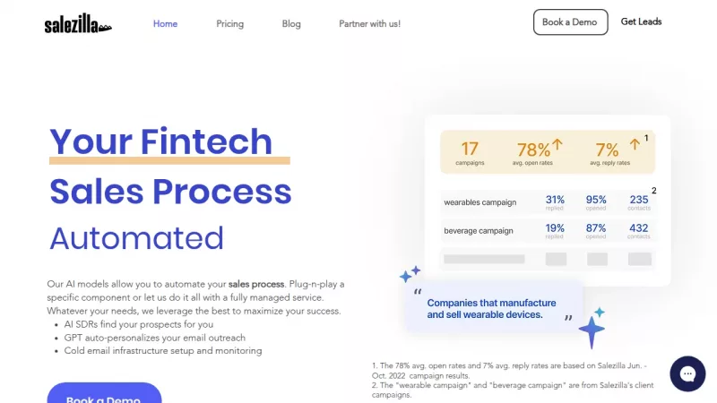 Salezilla screenshot