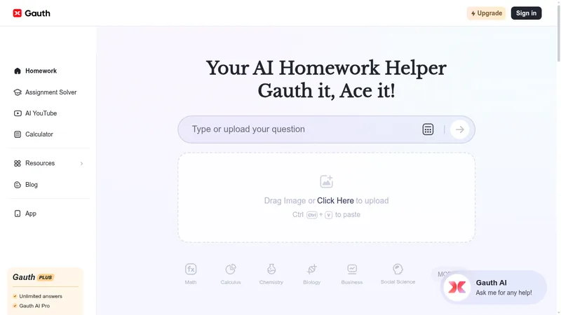 gauth website