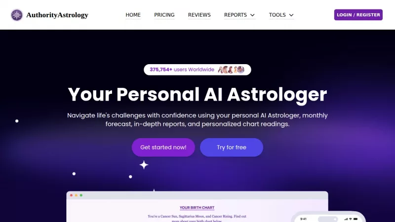 Authority Astrology screenshot