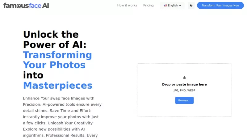 FamousFace.app screenshot