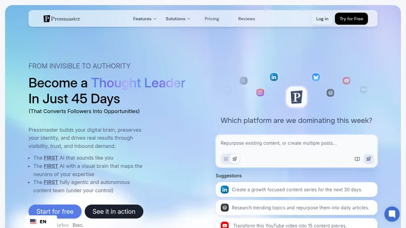 pressmaster website