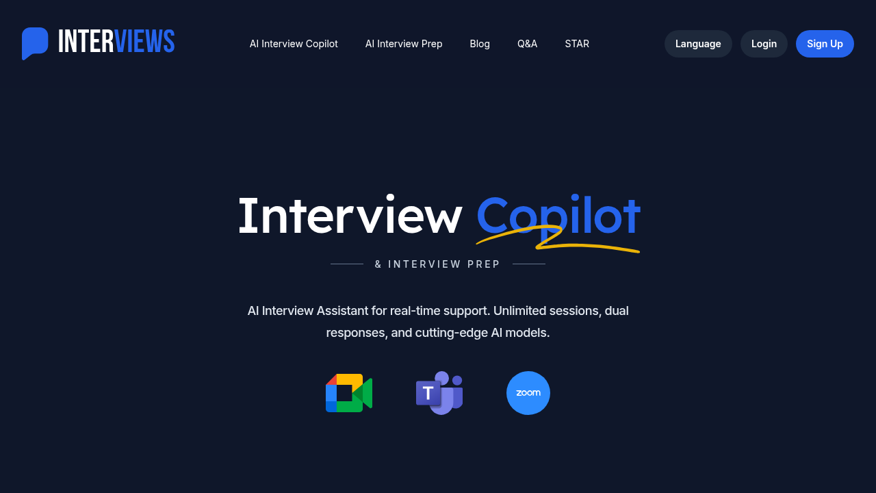 interviews chat website