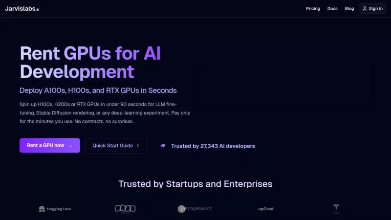 Jarvis Labs screenshot