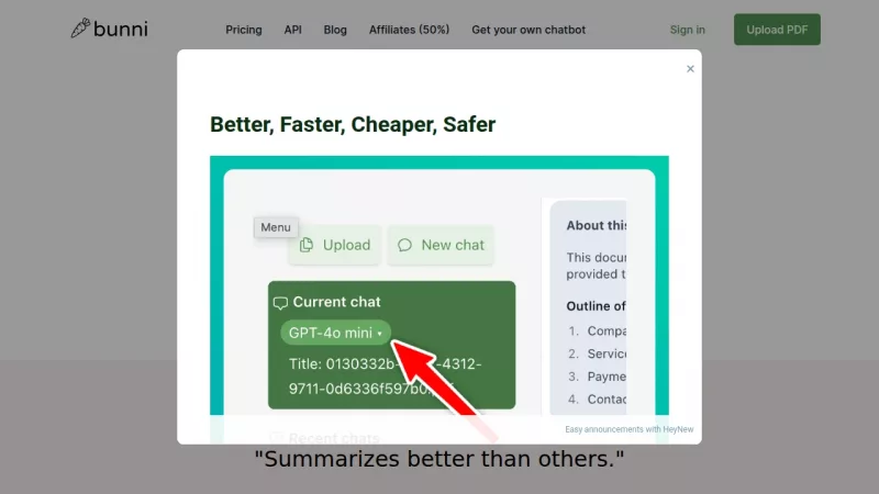 Bunni.AI screenshot