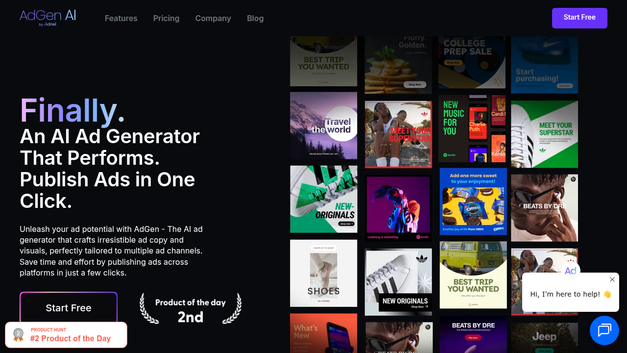 adgen ai website