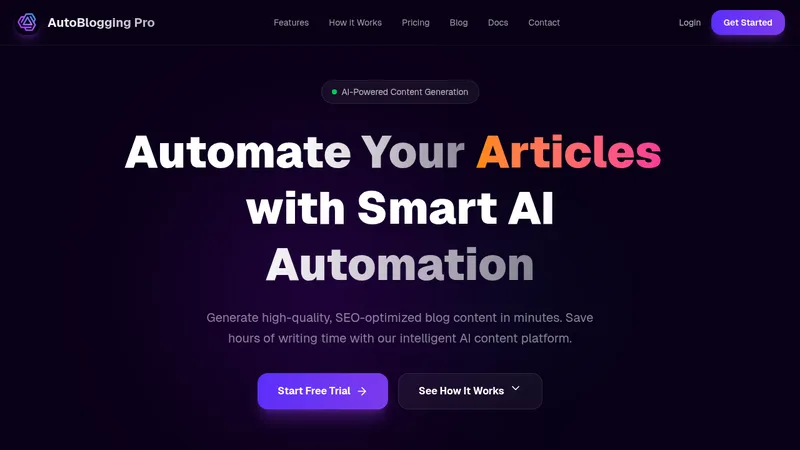 autoblogging pro website