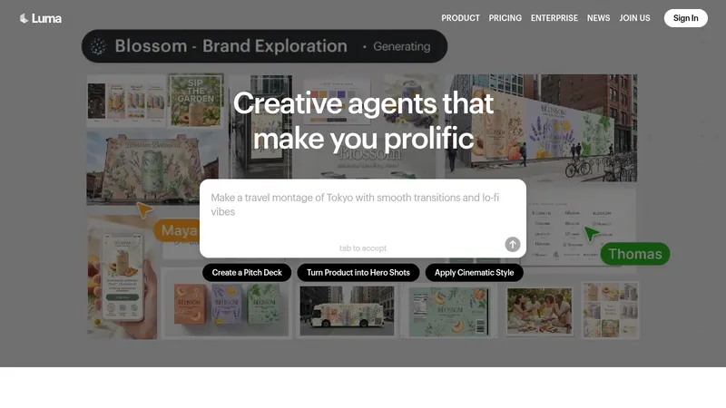 luma website