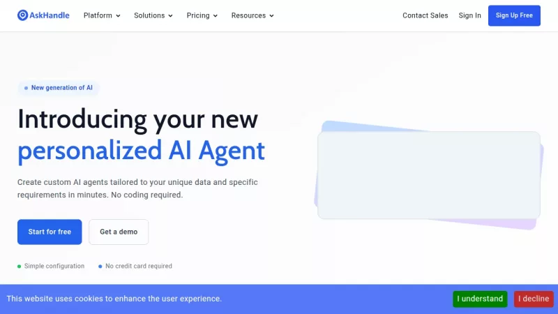 AskHandle screenshot