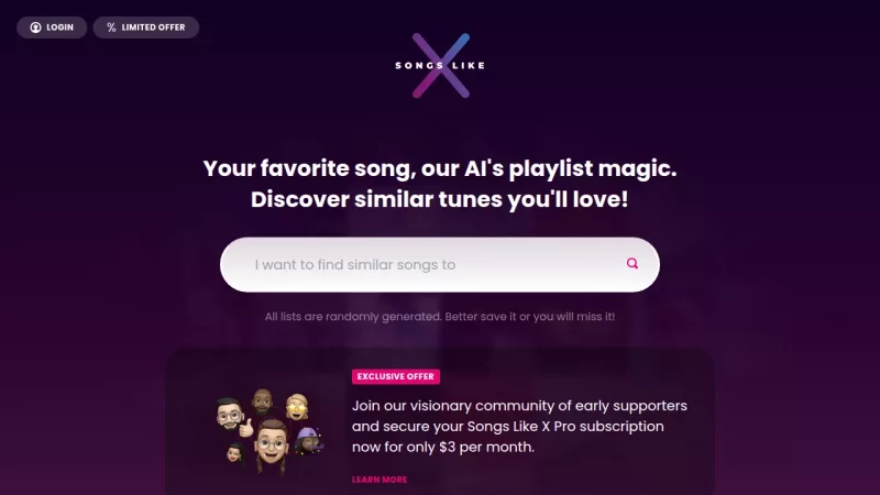 Songs Like X screenshot