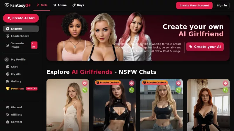 FantasyGF screenshot