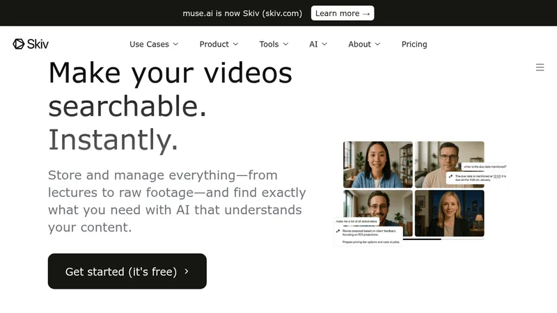 skiv website