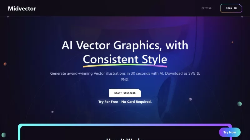 Midvector screenshot