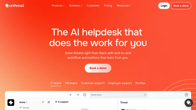 unthread website