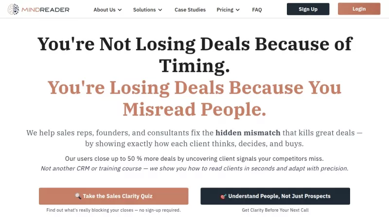 Mindreader screenshot