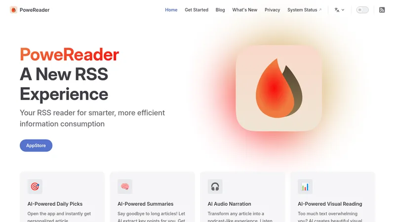 powereader website
