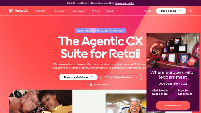 voyado website