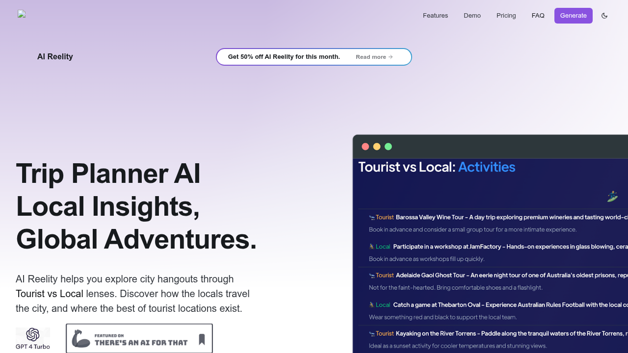 ai reelity website