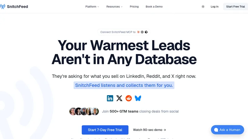 snitchfeed website