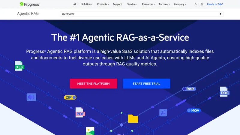 progress agentic rag website