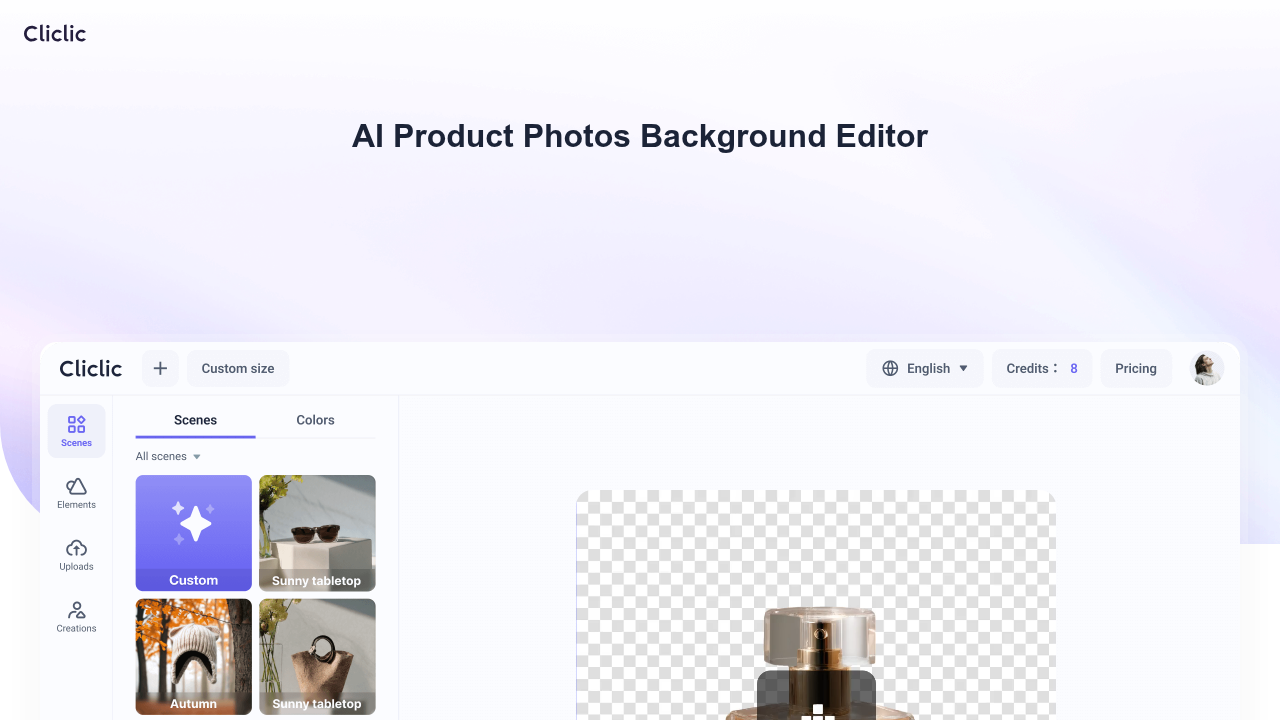 ai product photos background editor website