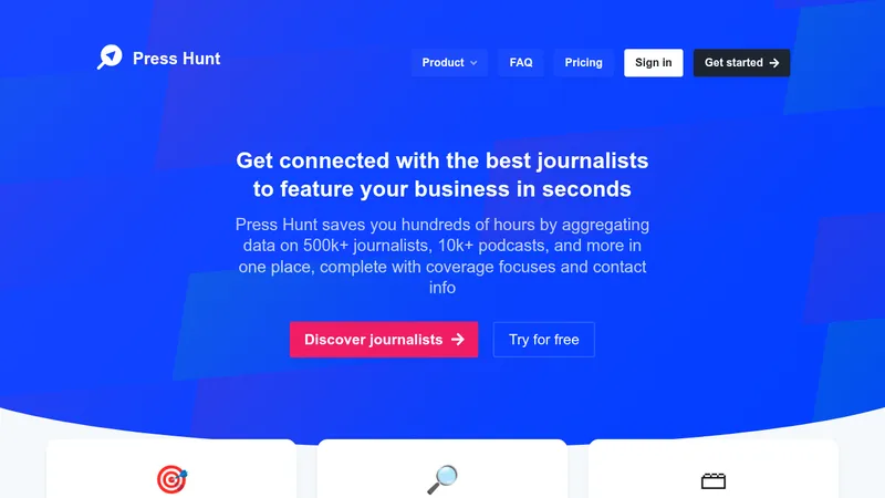 press hunt website