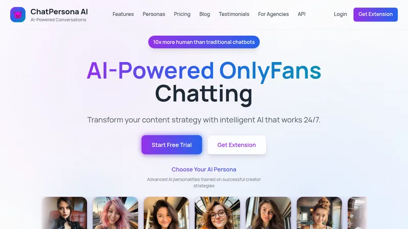 chatpersona ai website