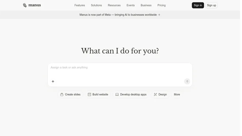 manus website