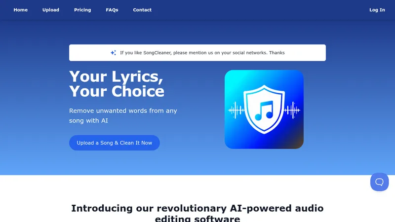 songcleaner website