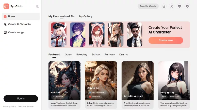 SynClub screenshot