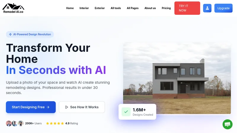 remodel ai website