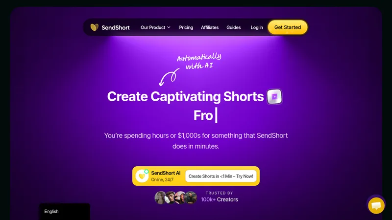 sendshort website