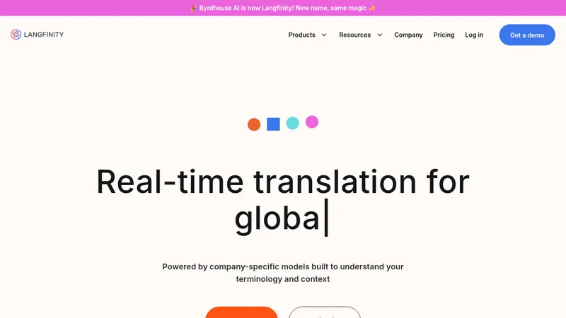 langfinity website