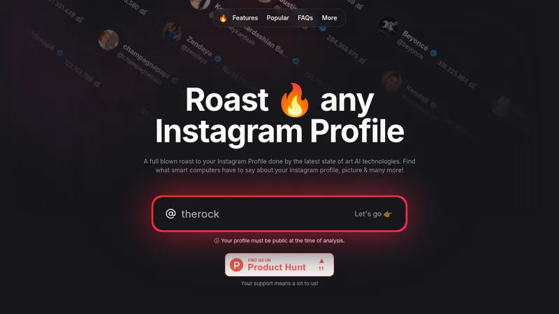 roast website